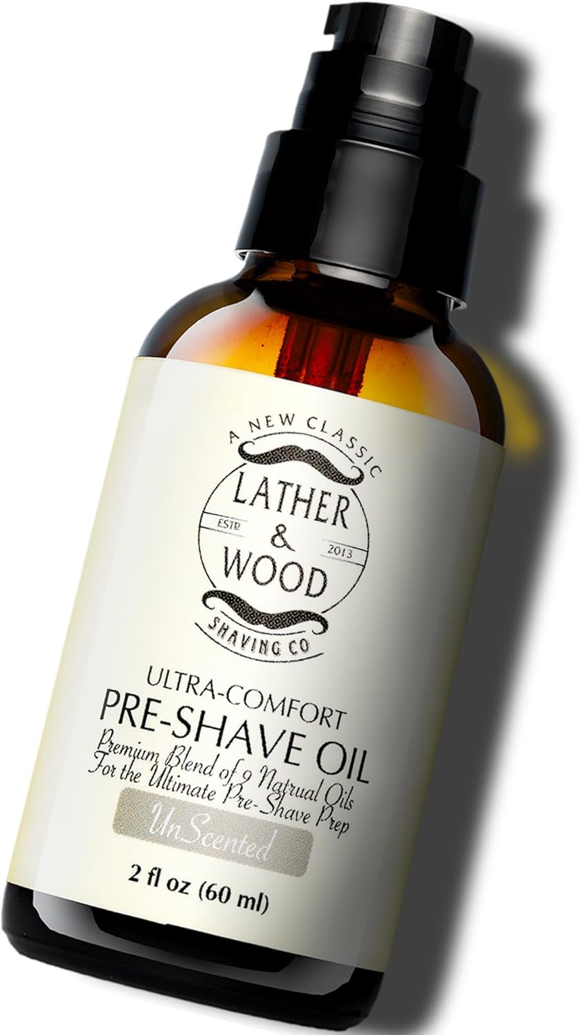 Best Pre-Shave Oil, Unscented, Premium Shaving Oil for Effortless Smooth Irritation-free Shave. 2 Oz …