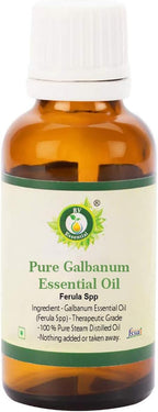 Galbanum Essential Oil | Ferula Spp | Galbanum Oil | 100% Pure Natural | Steam Distilled | Therapeutic Grade | 30ml | 1.01oz by R V Essential