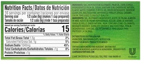 Knorr Cube Bouillon, Chicken, 3.1 oz, 8 ct, Pack of 24