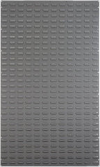 Akro-Mils 30161 Heavy Duty Wall Mount Garage Storage Steel Louvered Panel | Wall Storage Bin Hanging Organizer System for AkroBins, 36-Inch W x 61-Inch H, Grey, Single