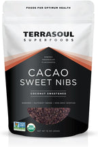 Terrasoul Superfoods Organic Sweet Cacao Nibs, 1 Pound