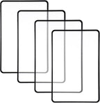 4Pcs Page Magnifying Sheet for Reading, 3X Lightweight Optical Fresnel Lens Page Magnifying Glass Handy Rectangular Bookmark Handheld Magnifier for Seniors Low Vision Reading Small Patterns