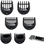 Beard Trimmer Replacement Head Compatible with Series 5，6 and 7 .1/2/3/5/7/9mm 6pcs Comb Trimming Attachment, for Electric Shavers 5018s5020s6075cc 7071cc7075cc7085cc7020s，5050cs6020s 6072cc