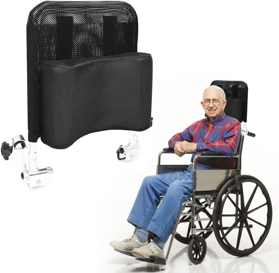 Wheelchair Headrest Neck Support Pillow, Head Backrest Adjustable Heightening Cushion for Elderly, Disabled, After Post-op