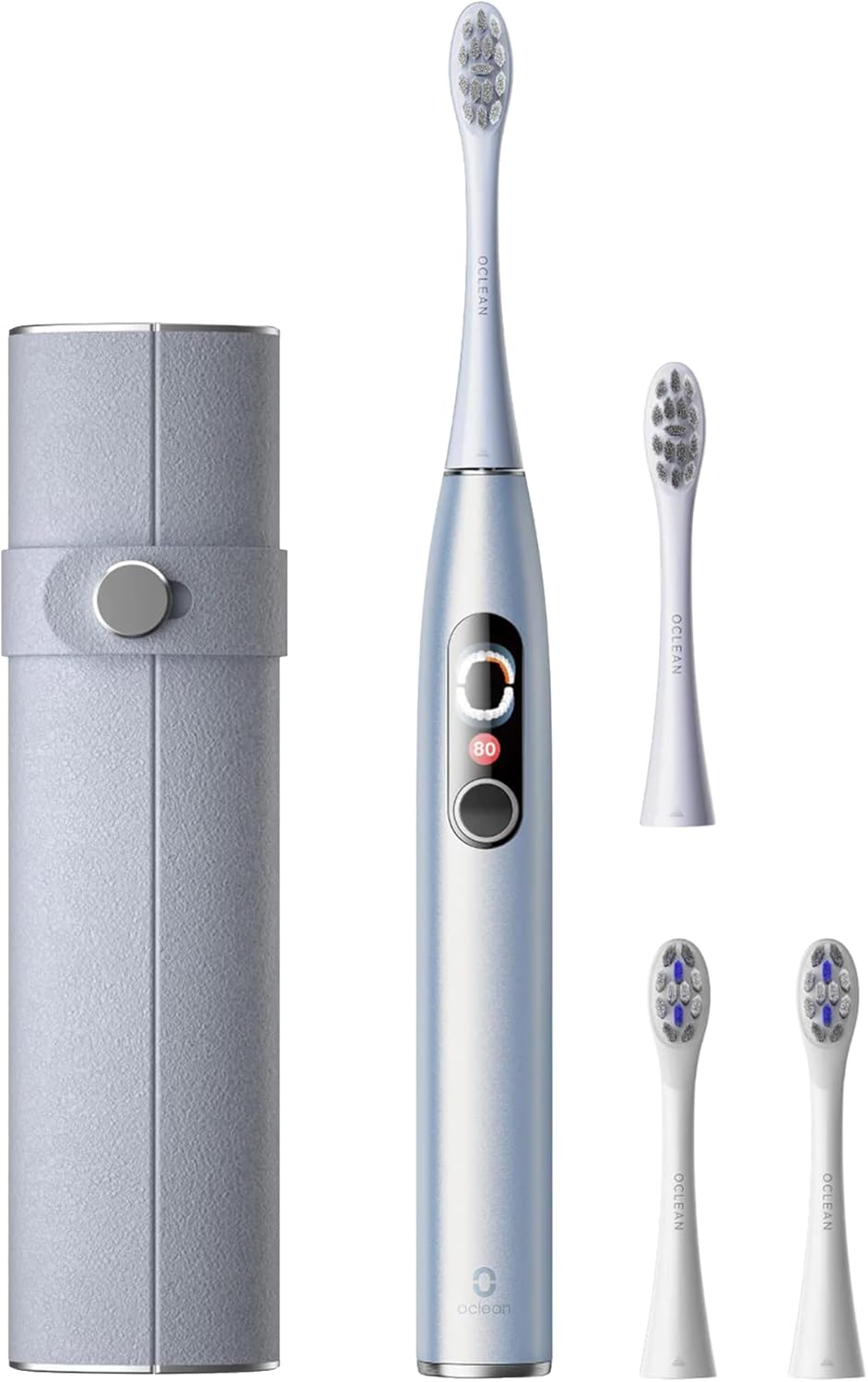 Oclean X Pro Digital Set Smart Sonic Electric Toothbrush (Silver) (Silver)