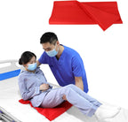 YHK Tubular Slide Sheet for Patient Transfer, Washable Reusable Flat Slide Sheet, Safetysure Transfer Slide for Moving Bedridden Patients, Slides for Cars, Hospital Bed, Home Care (15.7" x 23.6")