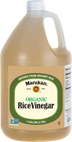 Marukan Organic Unseasoned Rice Vinegar, 1 Gallon (Pack of 1)