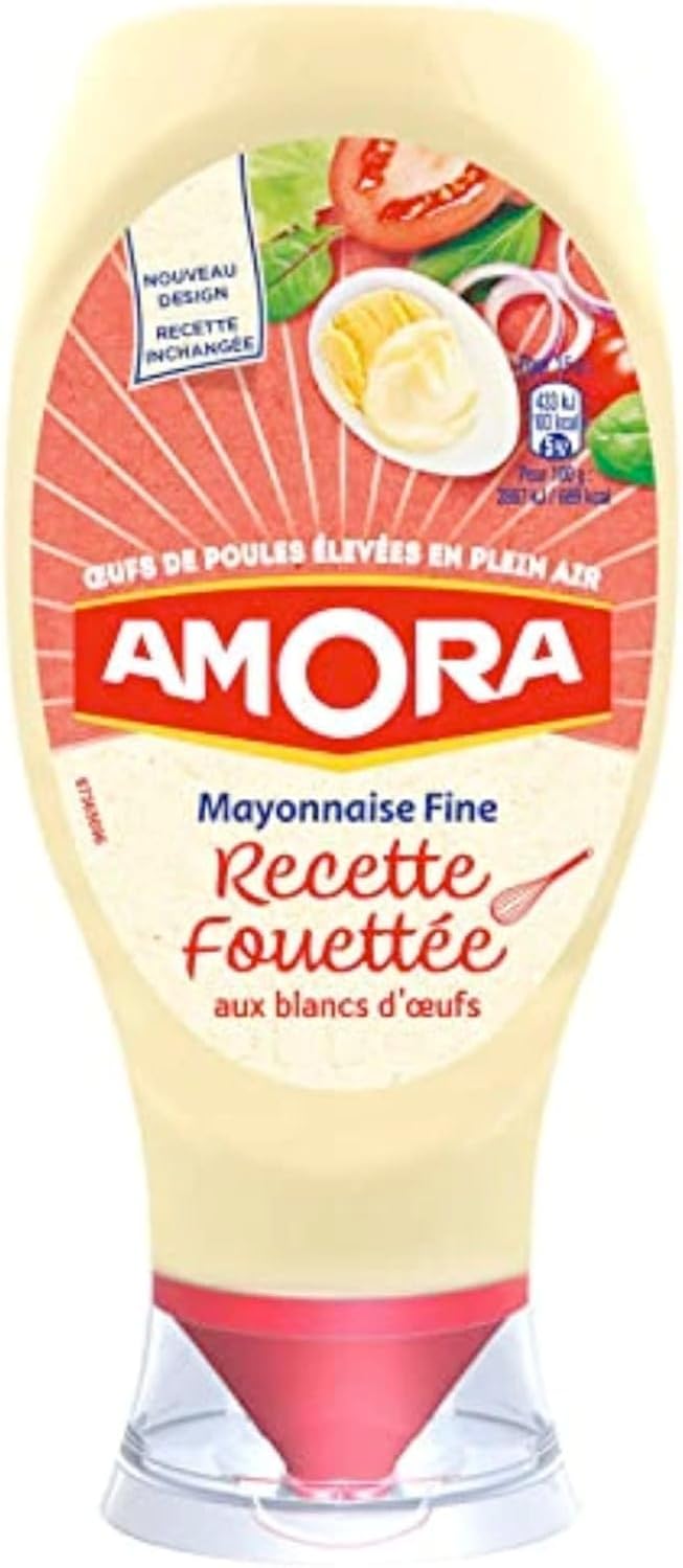 Amora Mayonnaise FouettÃe Blancs d'Oeufs 398g