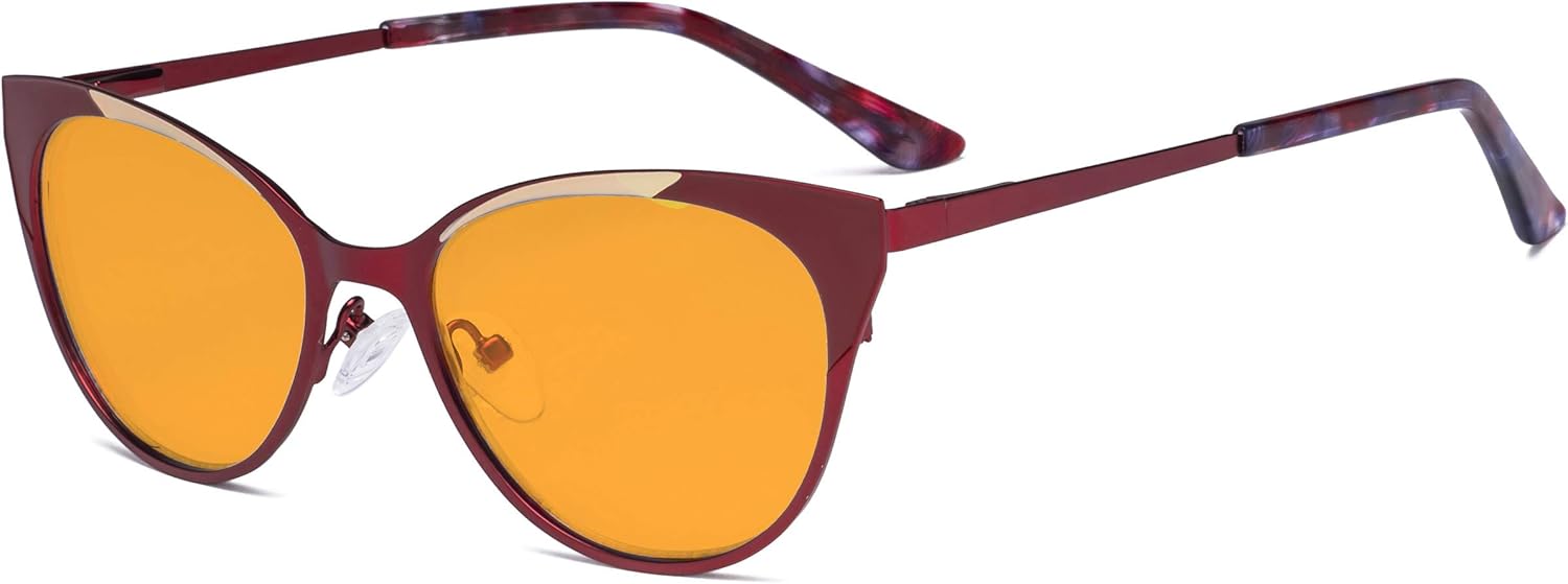 Eyekepper Ladies Blue Light Glasses - Butterfly Design Computer Eyegalsses Women - Cut Digital Glare Filter Lens