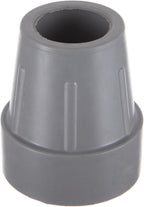Coopers Heavy Duty Latex-Free Rubber Cane Crutch Tips Ferrules 1" (25mm) - Pack of 2