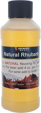 Natural Rhubarb Flavoring Extract - 4 oz.
