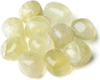 YATOJUZI Citrine Bulk Natural Healing Crystals Tumbled Polished Pocket Stones Crystal for Energy Reiki Tumbling Cabbing Balancing Decoration Home Decor Gemstones Meditation Therapy 100g