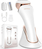 PRITECH Electric Razor for Women - Rechargeable Shaver for Women Portable Lady Shaver for Legs, Arm, Underarms, Bikini, USB Rechargeable, Wet & Dry Waterproof Bikini Trimmer for Woman, Gold