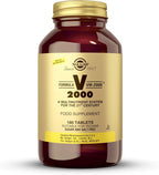 Solgar Formula VM-2000 (Multinutrient System), 180 Tablets - Premium Quality Multiple - Contains Zinc - Supports A Healthy Immune System - Vegan, Dairy Free, Kosher - 90 Servings