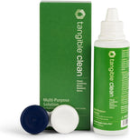 Tangible Clean Multi-Purpose Contact Lens Solution with Lens Case, Travel Size 3.4 FL Oz