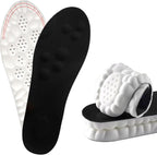 4D Cloud Soles for Men Women,Cloud Insoles,Shoe Inserts Cuttable,Anti Fatigue,Shock Absorption,Foot Pain Relief (Black,Men: 8-8.5/Women: 9-9.5)