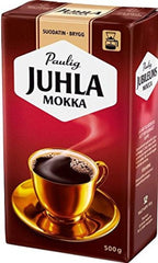 Paulig Juhla Mokka - Fine Grind - Filter Blend Ground Coffee - Bag 500g (Finland) (1 Bag)