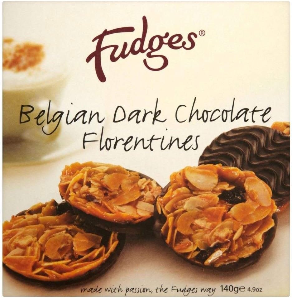 Fudges Belgian Dark Chocolate Florentines (140g)
