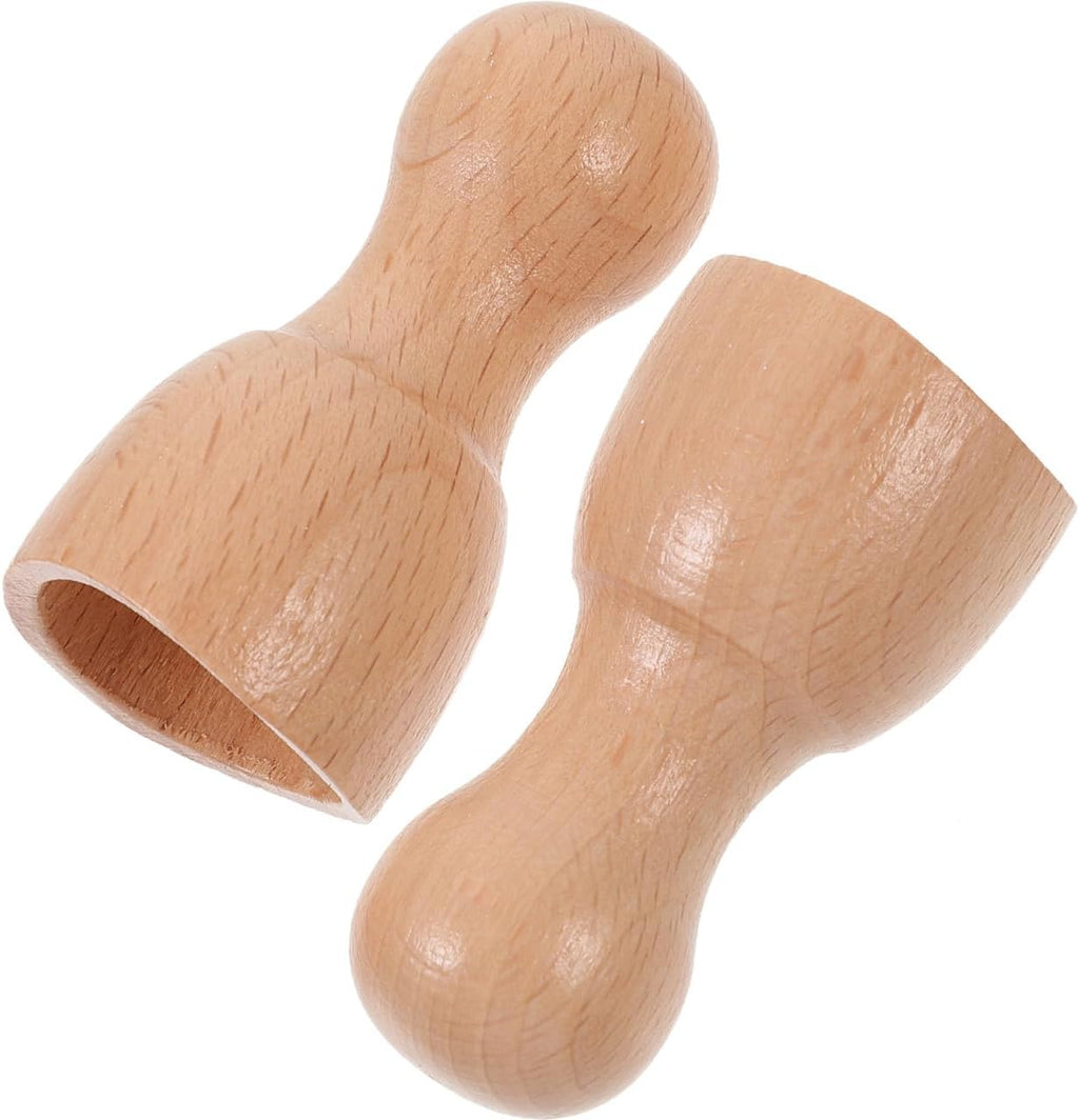 Wooden Massage Cup 2.36In Small Wood Therapy Cup for Body Sculpting Muscle Relaxation Manual Anti Suction Wood Therapy Tool for Deep Tissue Care