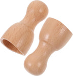 Wooden Massage Cup 2.36In Small Wood Therapy Cup for Body Sculpting Muscle Relaxation Manual Anti Suction Wood Therapy Tool for Deep Tissue Care