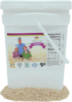 Wheatland Pearled Barley, 20lb Bucket, 25 Year Storage Life, Superior Packaging (Mylar & Oxygen Absorber) Lab Tested Chemical Free, Farm Fresh USA Grown, Emergency Preparedness, Non GMO, Kosher