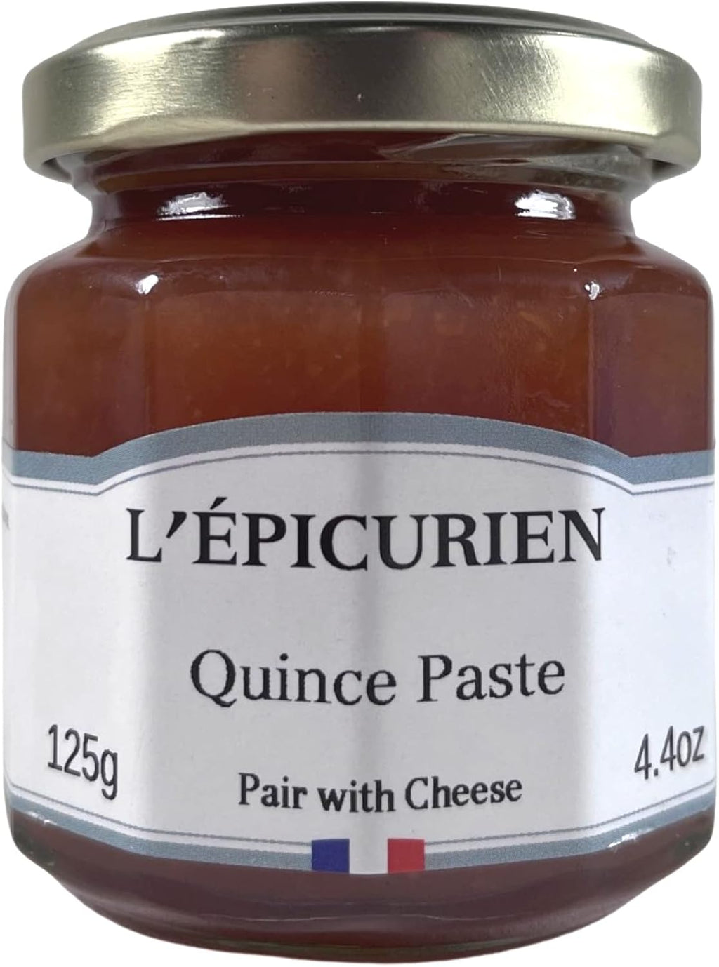 Quince Paste French Imported confit for cheeses 4.4 oz jar by l'Epicurien France, One