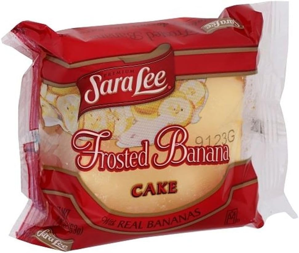 Sara Lee Iced Banana Cake, 2.25 Ounce -- 24 per case.