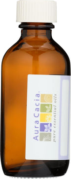 Aura Cacia Glass Amber Bottle with Label, 2 Fluid Ounce