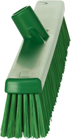 Vikan 31942 Broom,Push,Soft/Stiff,24",PP/PBT,Green