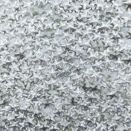 10mm Sliver Stars Sprinkles Edible Stars Cake Decorating Stars Cake Decorations Cupcake Toppers Cookie Decorating Perfect for Cakes,Cupcakes,Desserts Toppings 3OZ