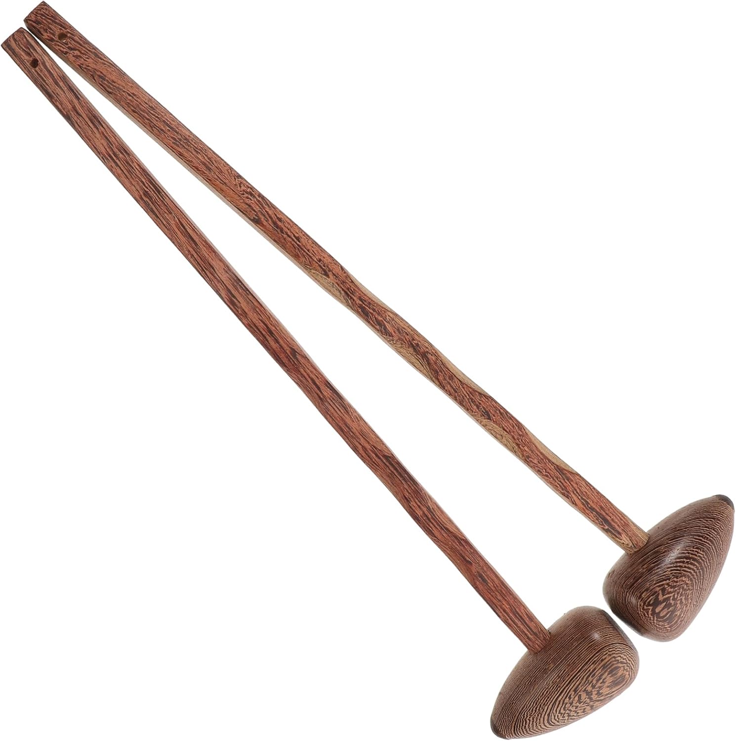 2pcs Wooden Massage Hammer Solid Wood Massaging Tools for Relaxation and Muscle Relief Scalp and Trigger Point Therapy