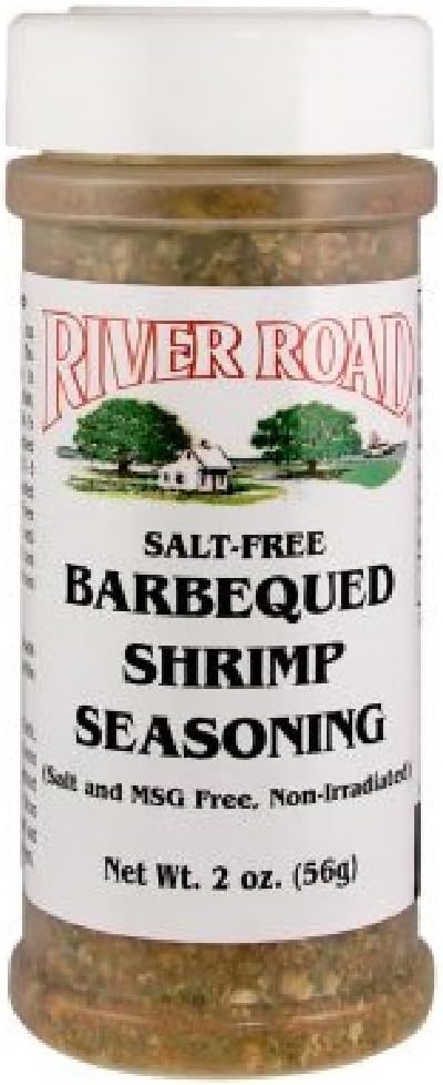 River Road Salt-Free Barbequed Shrimp Seasoning, 2 Ounce Shaker