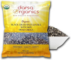 Darsa Organics Split Urad Dal (Chilka) 2lb - Organic Black Gram Lentils with Skin - USDA Certified, Non-GMO Protein-Rich Lentils for Indian Cooking, Soups, Stews & Salads