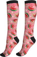 Camo Print Compression Socks Calf Knee High Support Socks Novelty For Women Men Nurse Athletic Running Hiking Travel