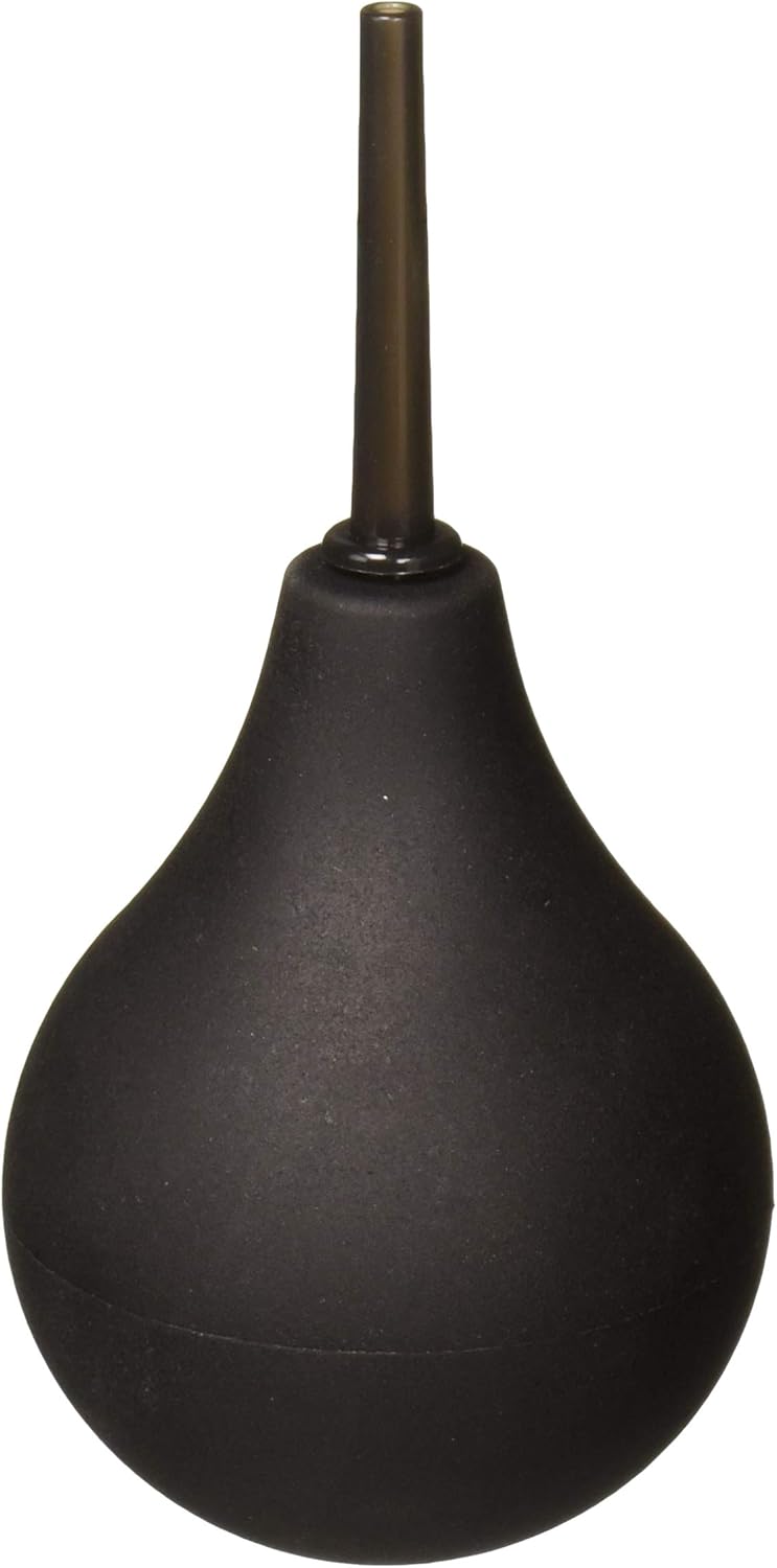 Shibari Triton Easy Squeeze Enema Bulb, Flexible Tip for Ultimate Comfort, BPA & Phthalates-Free, Ease Anal Silicone Douche for Men & Women, 7.4 Fl Oz Capacity (Black)