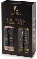 TruffleHunter - Classic Truffle Set - Truffle Seasoning & Black Truffle Oil Gourmet Food Condiments