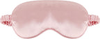 1 Pack Sleep Mask, Silk Eye Mask with Elastic Strap, Breathable Eye Mask for Sleeping,Travel, Girls, Women, Men (Pink)