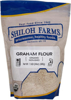 Shiloh Farms Organic Graham Flour - 24 Ounce Bag - Coarsely ground from whole grain hard red spring wheat