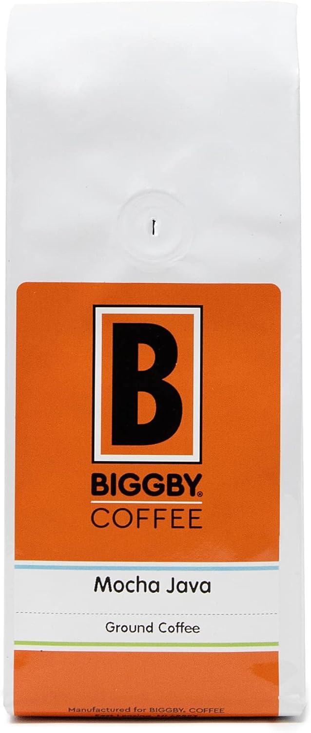 BIGGBY® Mocha Java Ground Coffee, 12oz Bag, Medium Roast