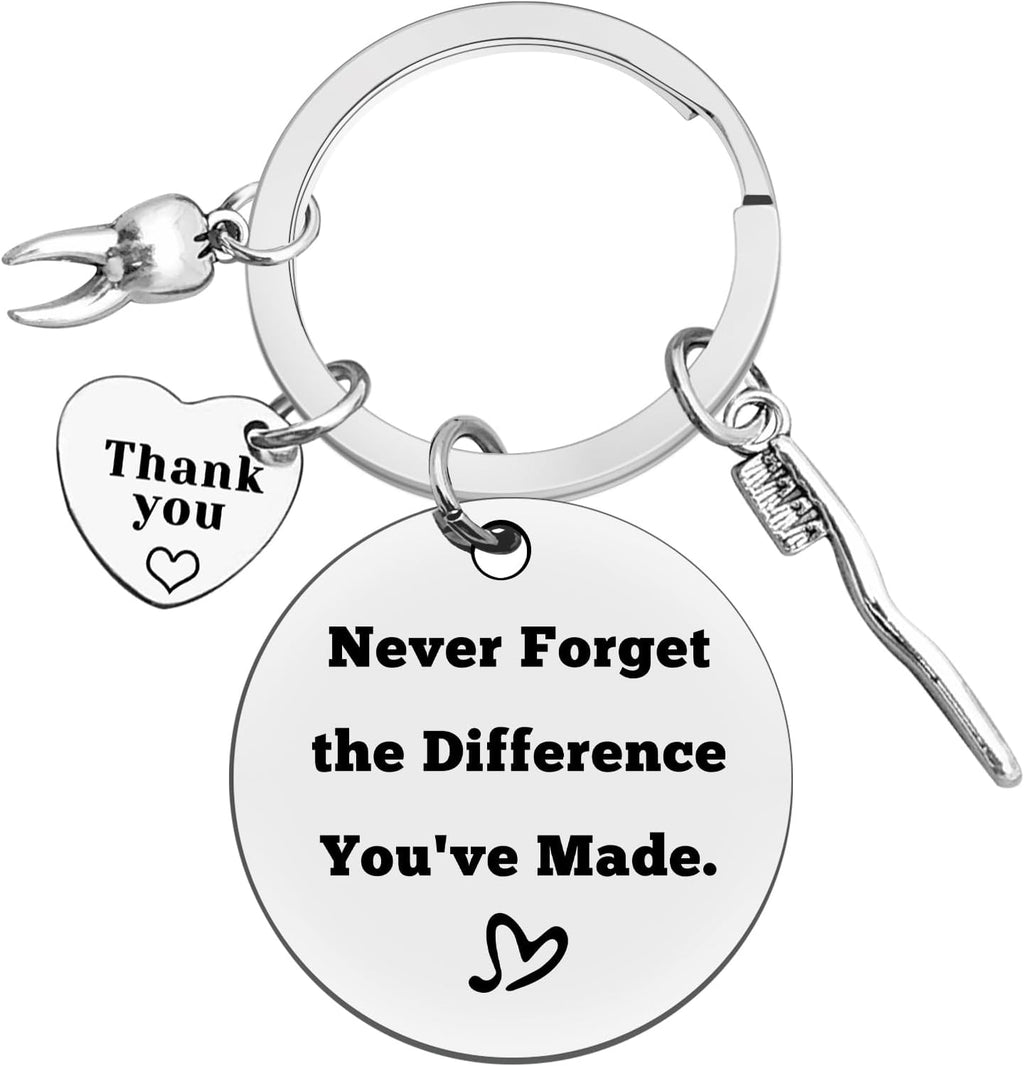 Xiahuyu Dentist Gift Keychain Dentist Appreciation Gift Dental Hygienist Gift Dental Assistant Gift Dental Coworker Gifts
