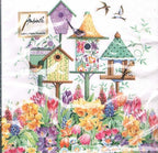 Ambiente Bird Box Paper Lunch Napkins, 6.5" x 6.5" Pack of 20