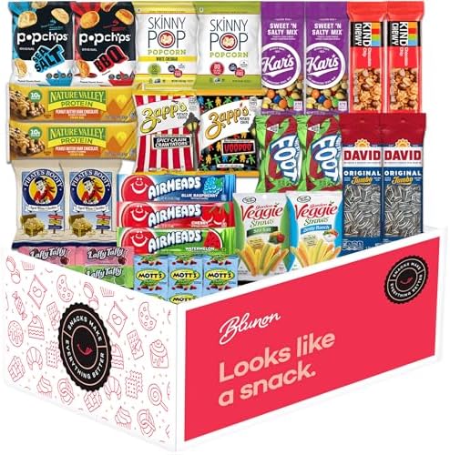 Gluten Free Snacks Variety Pack - Healthy Snack Box Care Package - Bulk Assortment (30 Count)