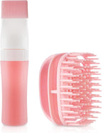 Scalp Oil Applicator Bottle with Root Comb & Massager - Leak-Proof Hair Growth & Dyeing Tool for Precise Application, 3-in-1 Hair Care Set
