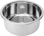 12 Inch Single Bowl Bar Sink Polished Stainless Steel Round Kitchen Sink with 40mm Drain Hole for Boat Caravan RV