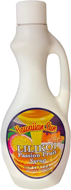 Hawaiian Sun Lilikoi Passion Fruit Syrup: A Taste of Hawaiian Tropical Paradise – 12.5 Oz (pack of 1)