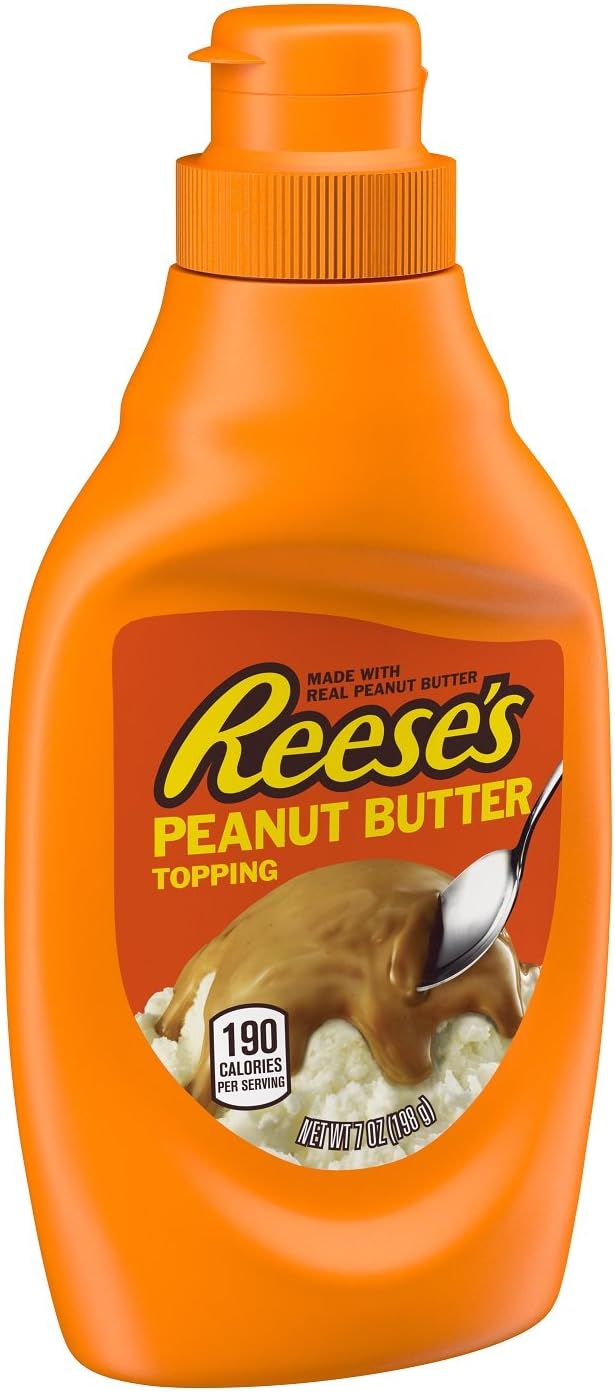 REESE'S Peanut Butter Topping, 7 Ounce