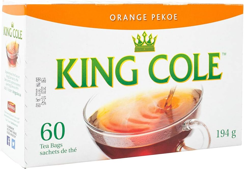 King Cole Premium Orange Pekoe Tea - 60 Tea Bags (Loose Leaf & Boxed)