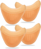 2 Pairs Pointe Shoe Toe Pads – Ultra-Soft Nude Ballet Toe Pads,Toes Pad for Pointe Shoes for Women & Girls, Cushioned Foot Protectors for Dance Practice & High Heel Comfort