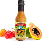 Spicy Delight Best Hot Sauce by Flavor Pirate, Aruba Hot Sauce Made With Habanero Pepper, Papaya, and Spices, Caribbean Inspired Papaya Spicy Salsa, Gluten Free, Vegan, 5 oz