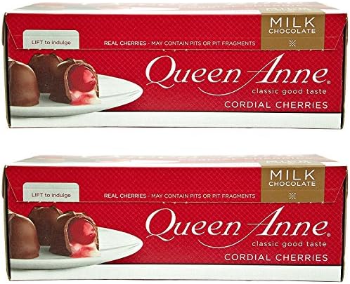 Queen Anne Cordial Cherries, Milk Chocolate-covered, 6.6 Ounces (2pack)